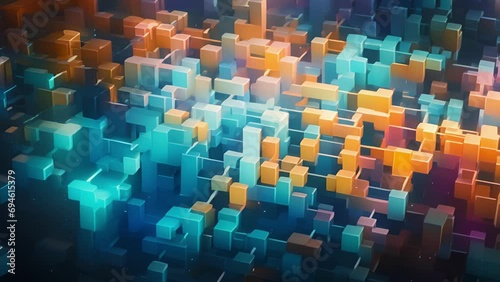 A puzzle of thoughts and data, merged into a seamless picture of humanAGI collaboration.