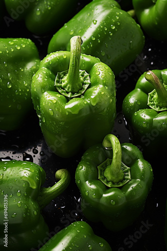 Fresh green pepper