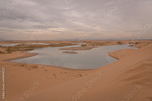 Gobi Desert of Inner Mongolia around Wuhai  China.