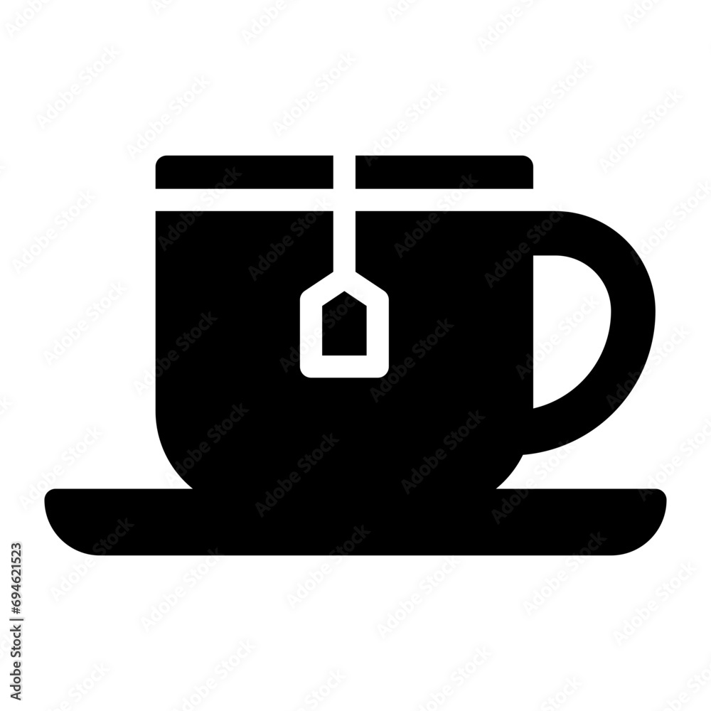 teacup glyph icon teacup glyph icon