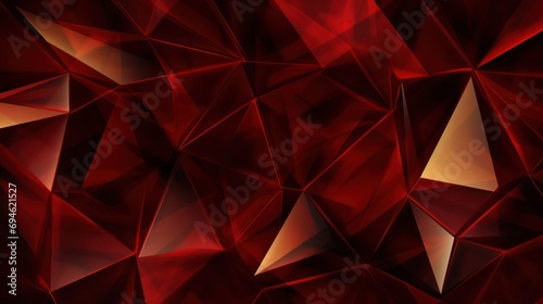 Abstract dark red background with mosaic texture and line