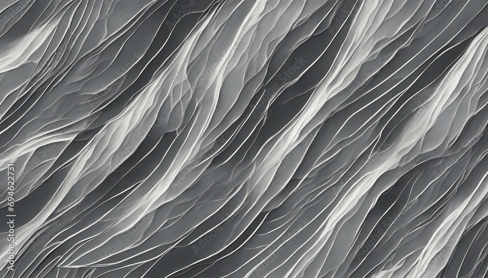 Obraz premium black and white Abstract wavy surface. 