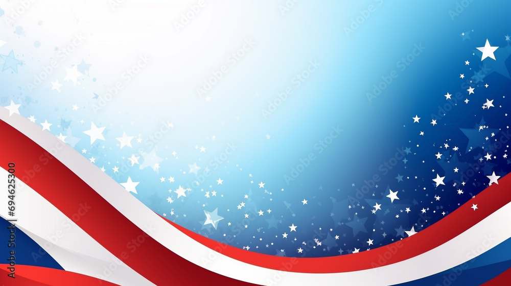 Patriotic fourth of july background with copy space Patriotic fourth of july background with copy space