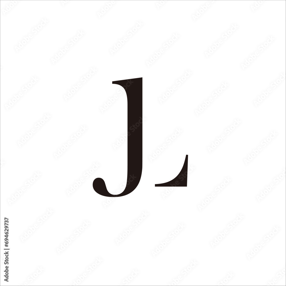 Print LJ logo design for your name and product Print LJ logo design for your name and product