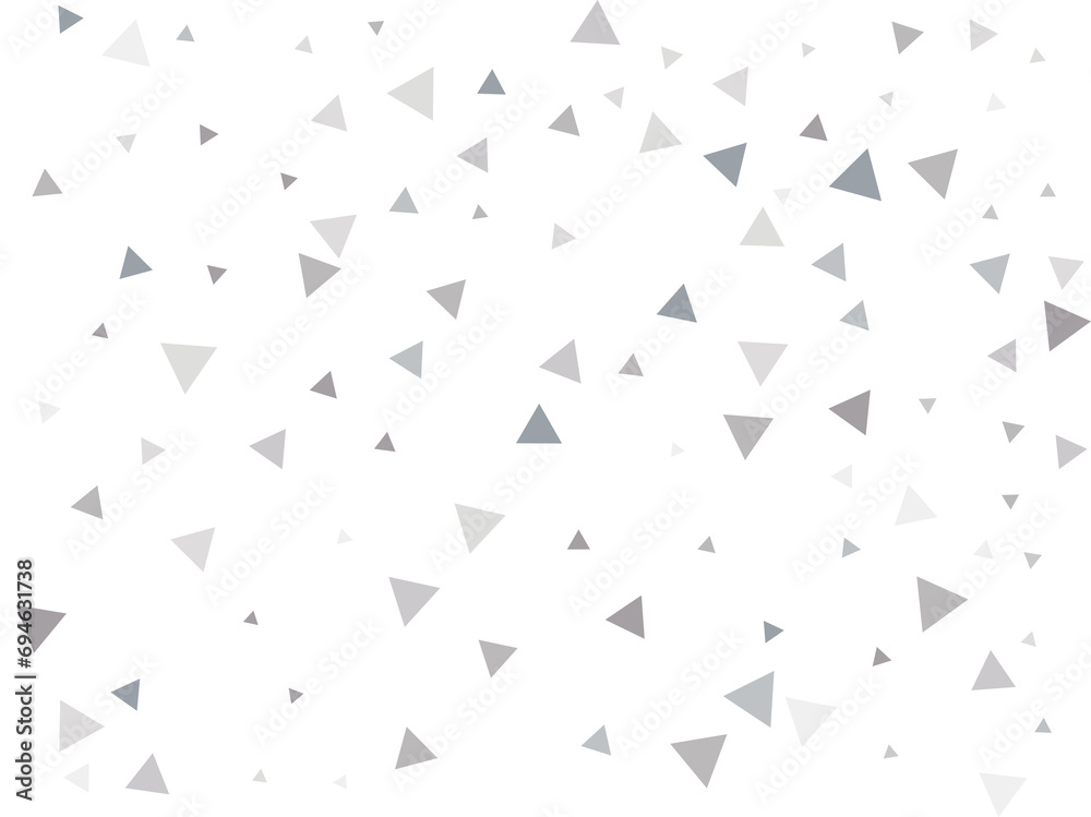 Paper Silver Triangular Confetti Paper Silver Triangular Confetti