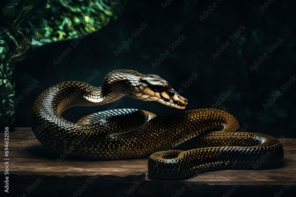 close up of a snake in the zoo close up of a snake in the zoo