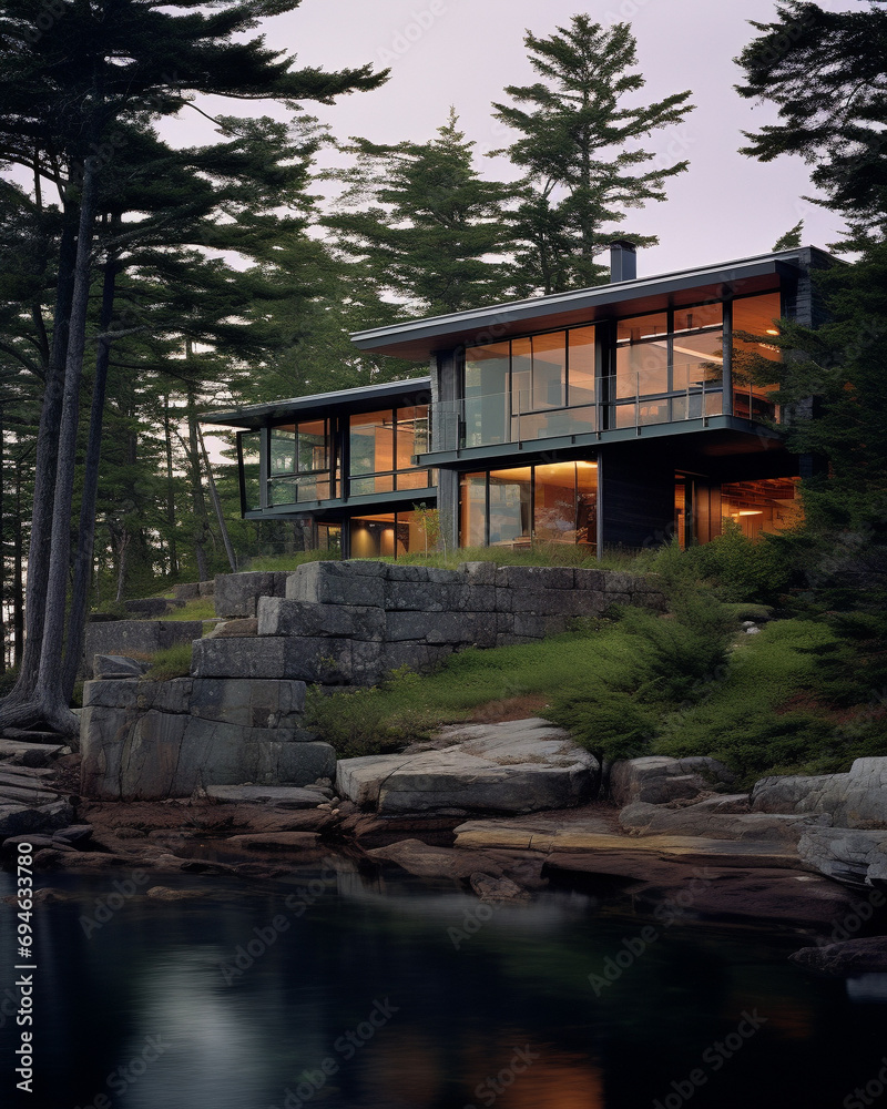Architector, house design, Acadia - Maine