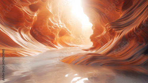 beautiful canyon views with copper and metallic colors