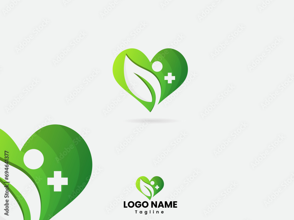 Health care logo design. Leaf health. Hospital logo design. Human health. Business. Green. Premium template. Natural. Pharmacy. Medical Health care logo design. Leaf health. Hospital logo design. Human health. Business. Green. Premium template. Natural. Pharmacy. Medical