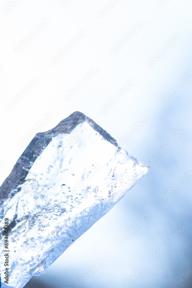 Obraz premium 氷の表情と世界
