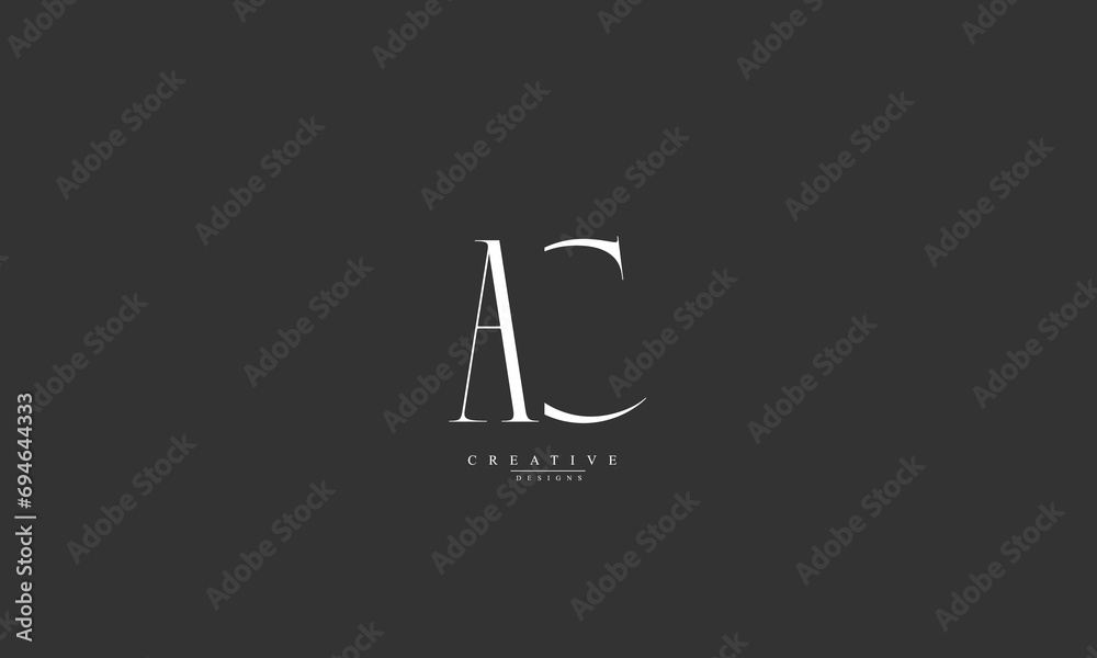 Alphabet letters Initials Monogram logo AC CA A C Alphabet letters Initials Monogram logo AC CA A C
