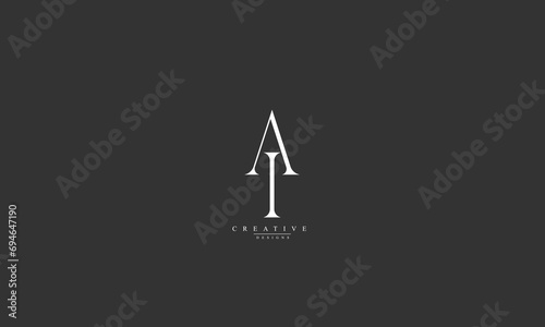 Alphabet letters Initials Monogram logo ai a i