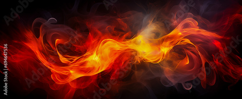 Burning fires of flames and sparks on solid background. Inferno with embers, glowing explosion of red, orange, yellow fire. Dangerous energy burn blazing flame with hot smoke. Graphic resource by Vita