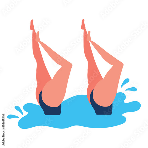 world aquatic championship artistic swimming legs