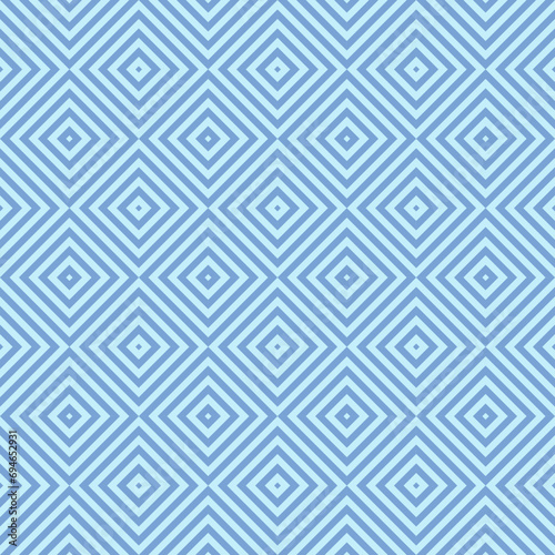 seamless geometric pattern with shapes in blue