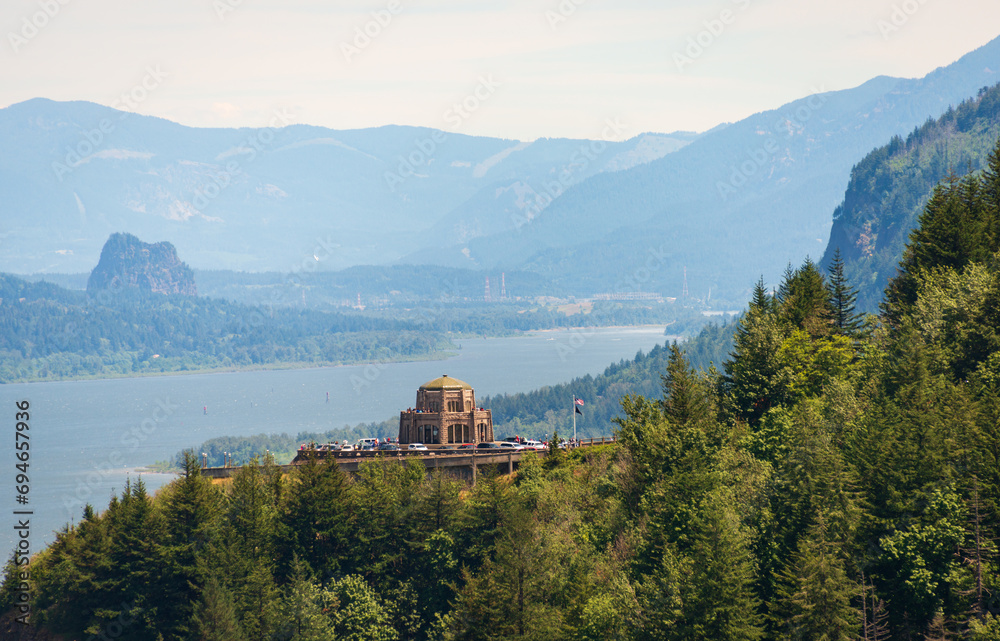 Crown Point at the Vista House State Scenic Corridor, Columbia River Gorge