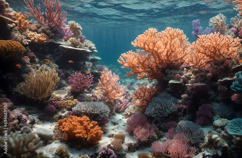 The coral reefs are diverse ecosystems which are very important for marine lifes
