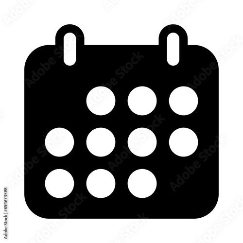 Calendar icon for organized schedules and planning