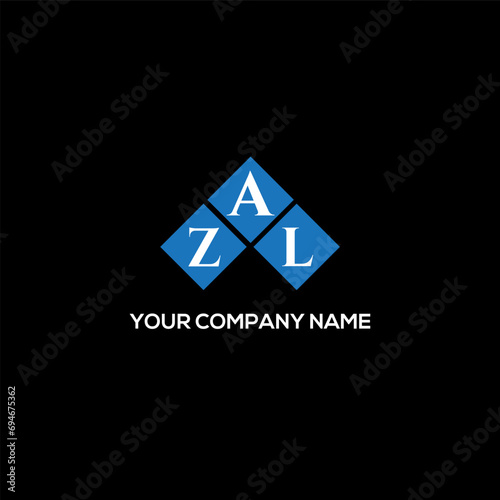 ZAL letter logo design on white background. ZAL creative initials letter logo concept. ZAL letter design.
