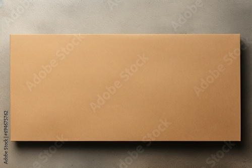 Clean and sophisticated blank plate board-style menu design with a minimalistic approach photo