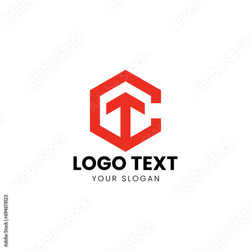 TC Modern Logo Design Vector 