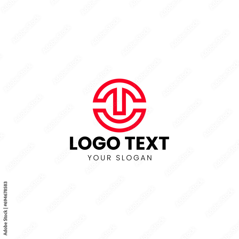 TC Modern Logo Design Vector TC Modern Logo Design Vector