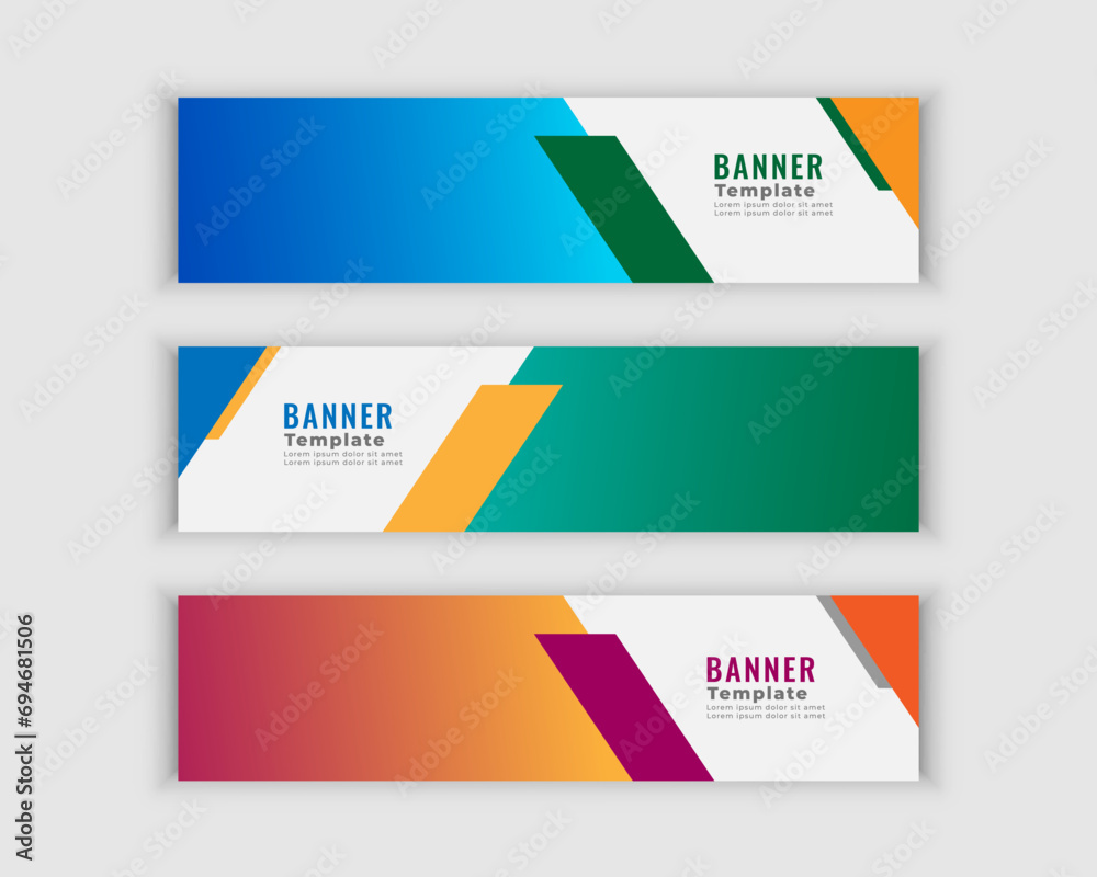 Free vector set of modern business banners with template curvy shape
Free vector set of modern business banners with template curvy shape