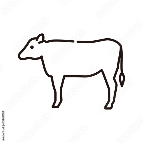 牛　牛肉　精肉　イラスト
