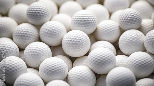 white golf balls background photo