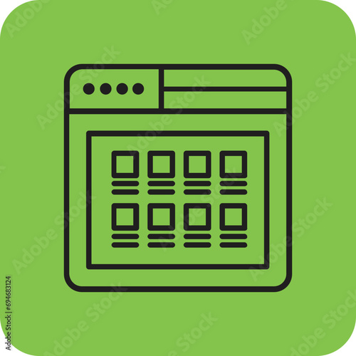 Online Shopping - set of thin linear vector icons. Pixel perfect. The set contains icons such as Shopping, E-Commerce, Shop, Discount, Shopping Cart, Delivery, Wallet, Courier and so on.