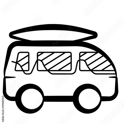 Surf Van Icon