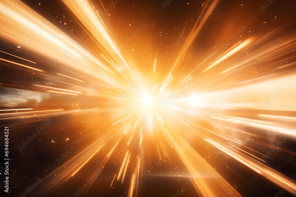 Naklejka premium background with rays, bright beams, explosion of light, lights, abstract light background