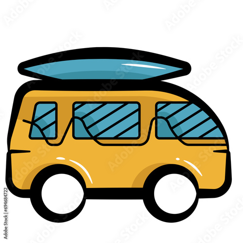Surf Van Icon