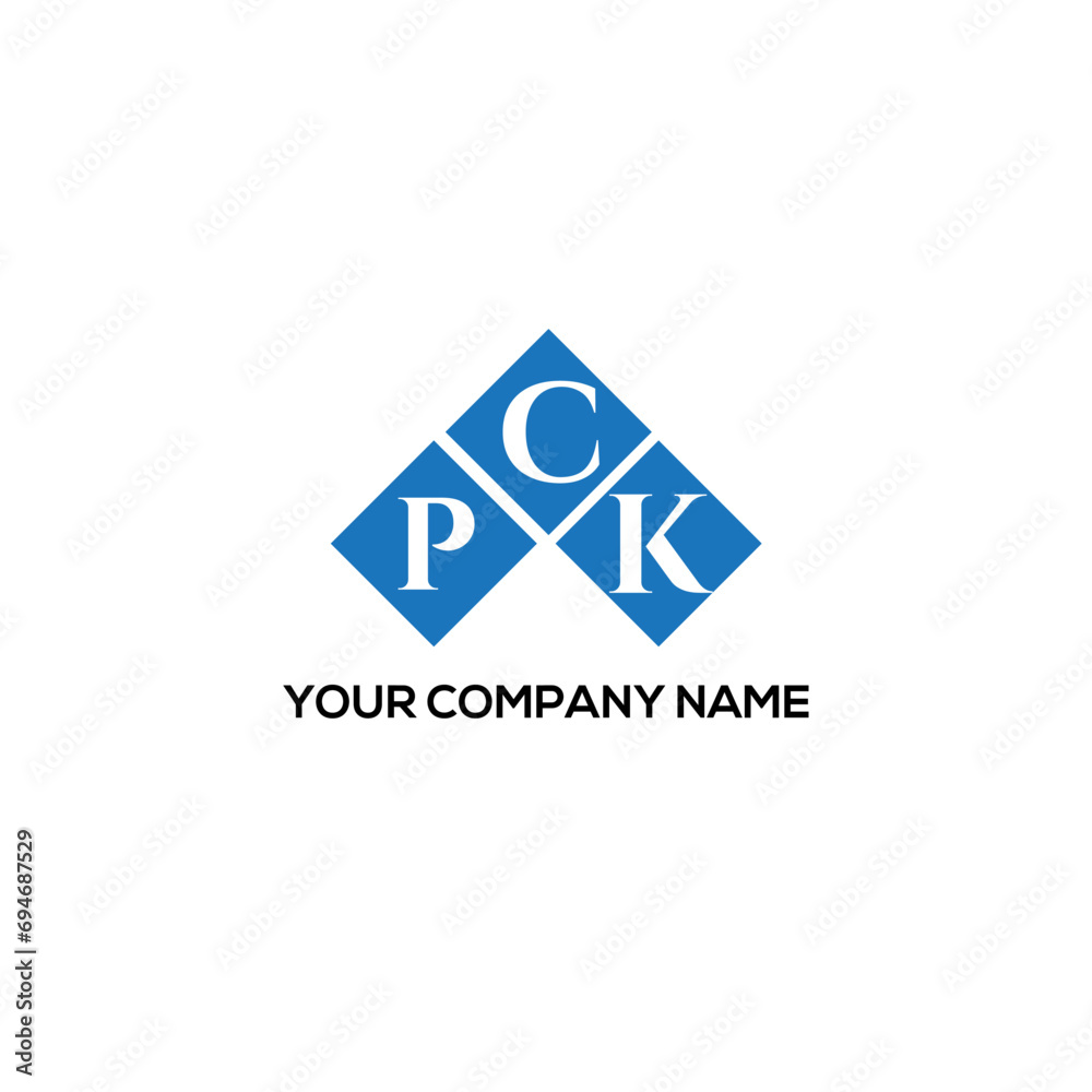 Fototapeta premium CPK letter logo design on white background. CPK creative initials letter logo concept. CPK letter design. 