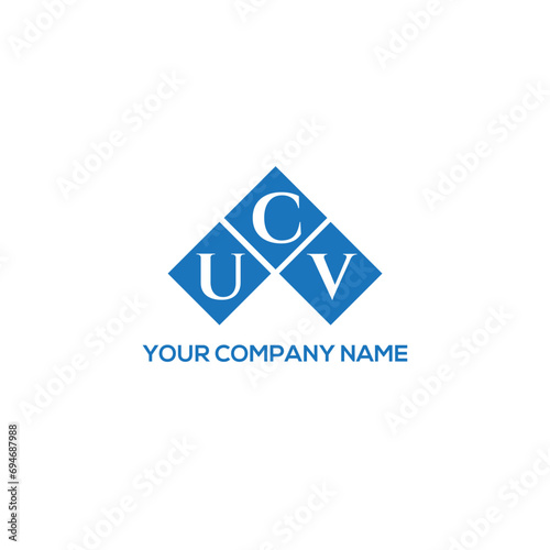 CUV letter logo design on white background. CUV creative initials letter logo concept. CUV letter design.
