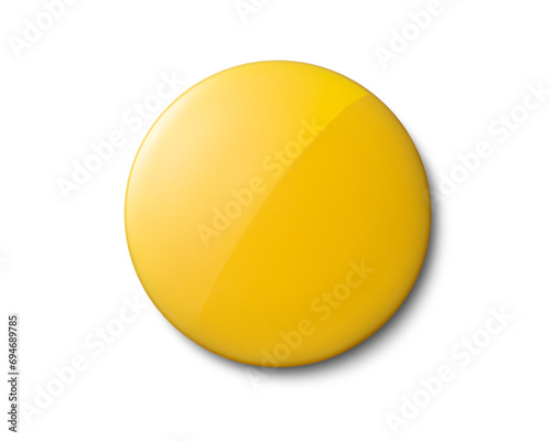 黄色いマグネット。　もしくは缶バッジ photo