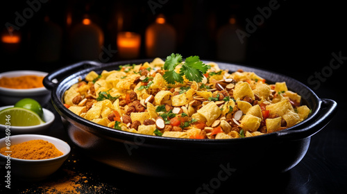 rice with chicken HD 8K wallpaper Stock Photographic Image 