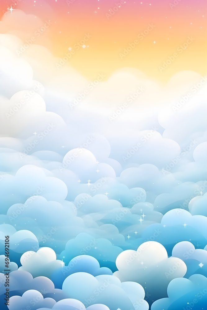 background with cartoon theme, playfull, colorfull, happiness