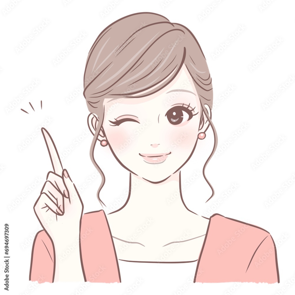指をさす/説明する/指差し/ポイント/解説/説明/注目/教える/先生/解説者/アドバイス/黒板/授業/講義/こちら/案内する/注目/水彩/手描き/女性/女の子のイラスト素材 指をさす/説明する/指差し/ポイント/解説/説明/注目/教える/先生/解説者/アドバイス/黒板/授業/講義/こちら/案内する/注目/水彩/手描き/女性/女の子のイラスト素材