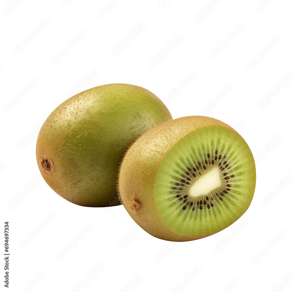Fresh Kiwifruit Isolated On transparent Background Fresh Kiwifruit Isolated On transparent Background