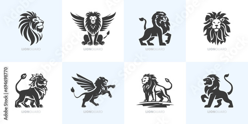 Moderne Löwen-Logos | Vektor Grafik Bündel für Unternehmen