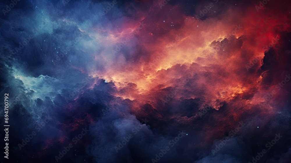 Beautiful Nebula in the space