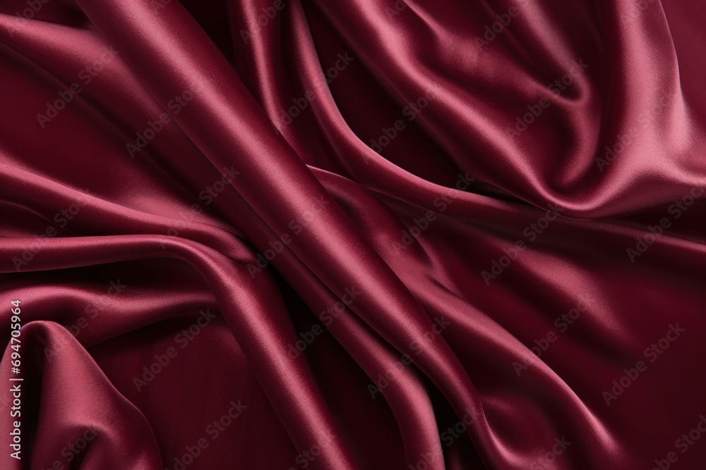 Fototapeta premium Lush velvet fabric texture with a deep, rich color and a luxurious, soft feel.