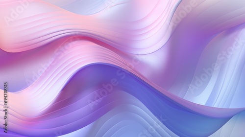 Wavy plastic 3d abstract wallpaper background red blue pink purple color