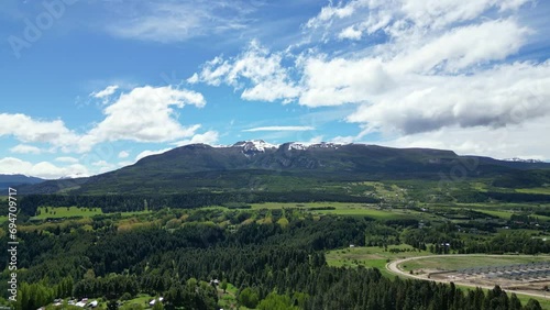 Coyhaique is a city in the Aysén region of Chile photo