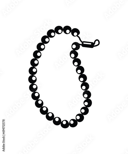 prayer beads icon, vector best flat icon.