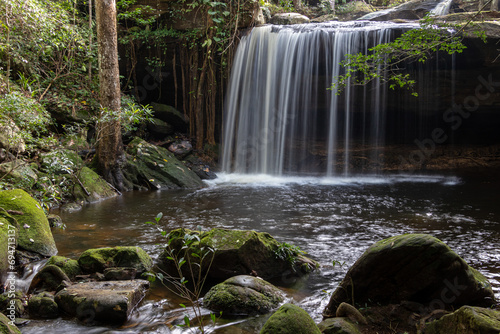Waterfall in the forest. at Wangkwang Waterfall Phu Kradueng National Park, Thailand