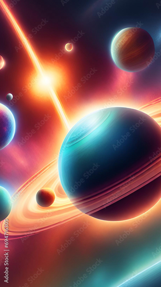 Planet and sun wallpapers for I pad, Notebook cover, I phone, tab mobile high quality images.