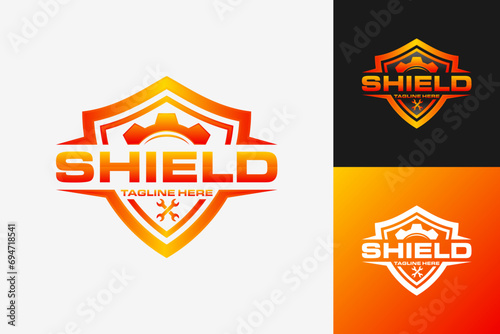 shield gear mechanical logo