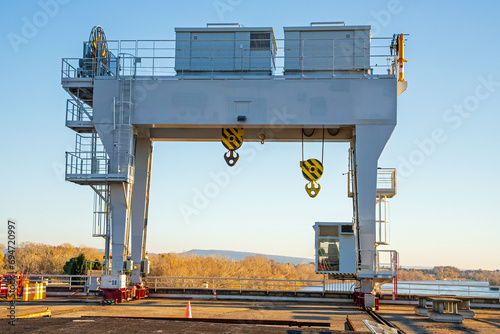Pont roulant.
